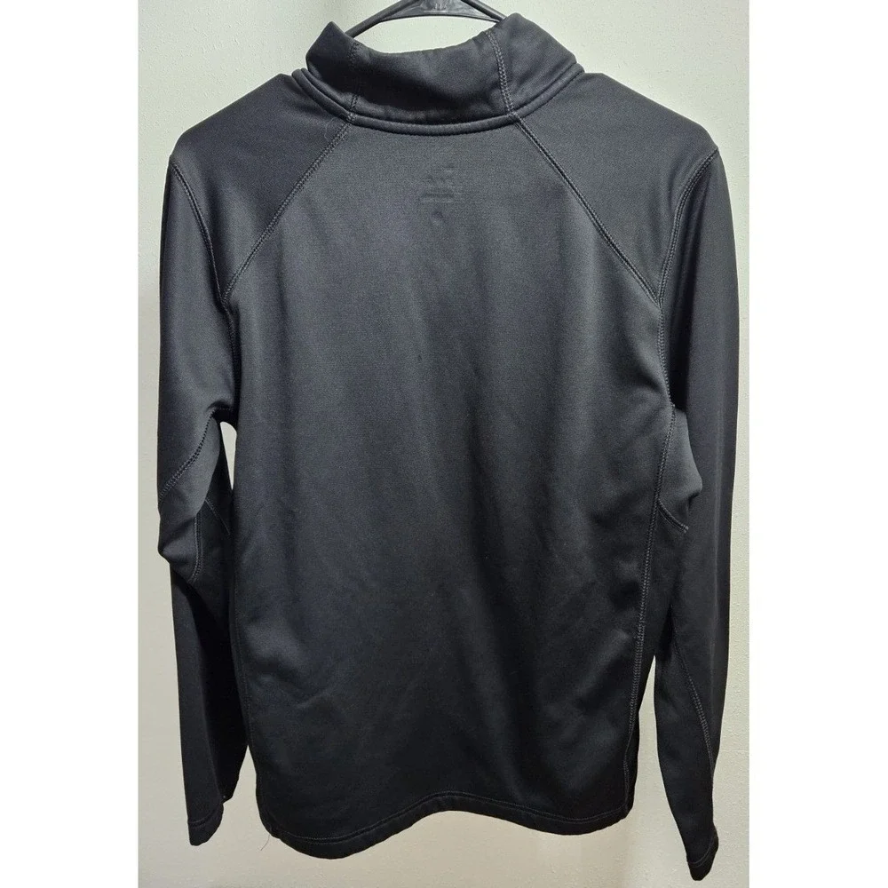 Nike Mens Therma-FIT Quarter Zip Pullover‎ Black Red Swoosh Training Top Size M